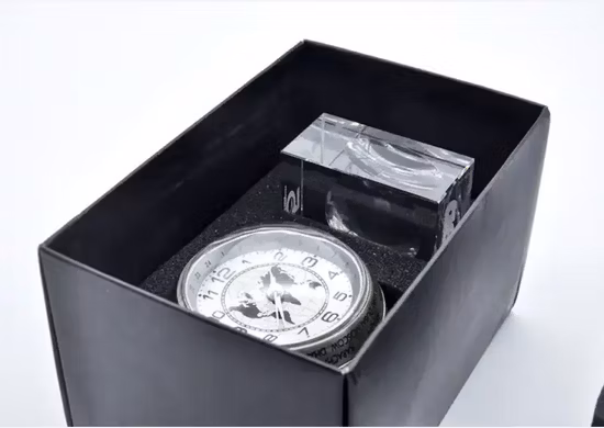 High Quality World Time Metal Table Crystal Home Decorative Clock